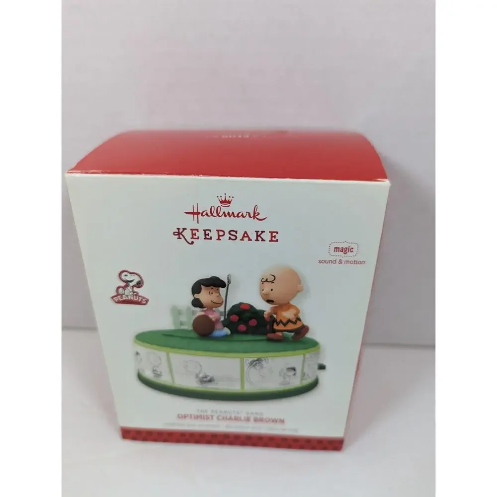 Hallmark Keepsake Christmas Ornament Optimist Charlie Brown The Peanuts Gang